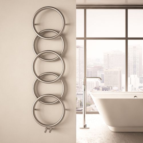 Heißwasser-Badheizkörper - HALO - Carisa Designer Radiators - 0...500 w / modern / Edelstahl