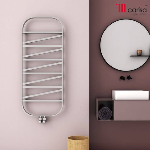 Heißwasser-Badheizkörper - SOFTY - Carisa Designer Radiators - 501 w...750 w / modern / Edelstahl