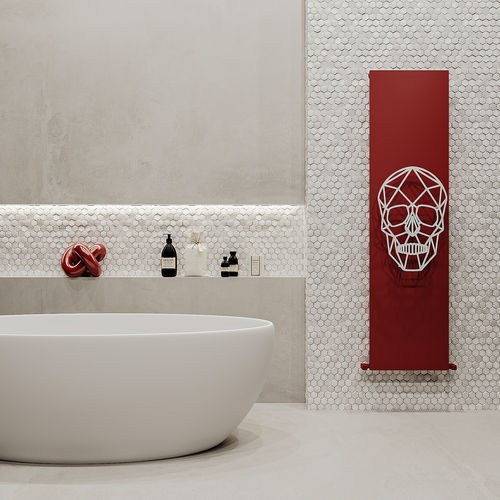Heißwasser-Heizkörper - SKULLY - Carisa Designer Radiators - 751 w...1000 w / modern / Aluminium