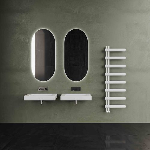Heißwasser-Badheizkörper - CARISA MOON L - Carisa Designer Radiators - 0...500 w / modern / Aluminium