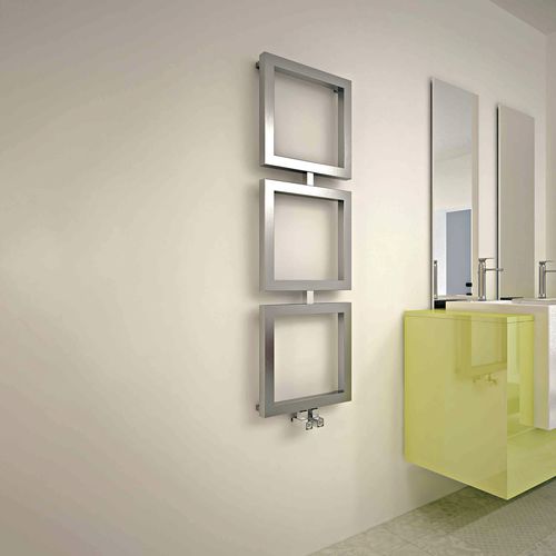 Heißwasser-Badheizkörper - CARISA RUMA - Carisa Designer Radiators - 0...500 w / modern / Edelstahl