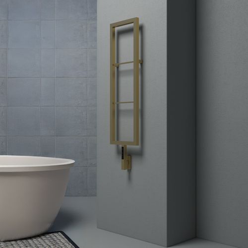 Elektrischer Badheizkörper - VERO - Carisa Designer Radiators - 0...500 w / modern / Edelstahl