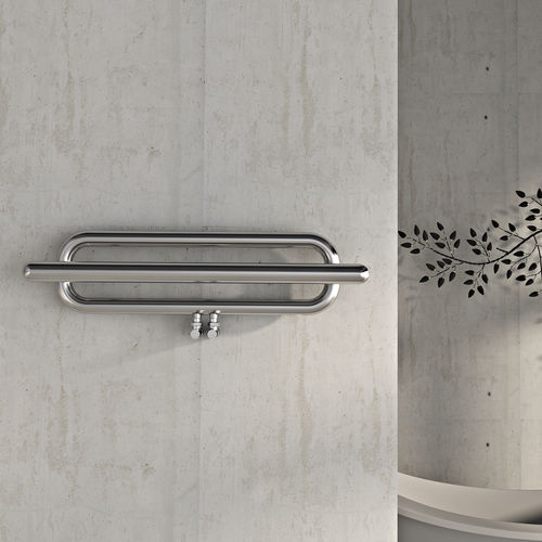 Heißwasser-Badheizkörper - SWING - Carisa Designer Radiators - 0...500 w / modern / Edelstahl