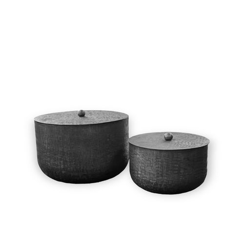 Kerze - CRISS CROSS GRAPHITE - DEKOCANDLE