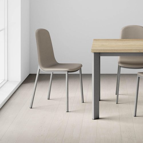 Moderner Stuhl - MOLY - Cancio - für den Innenraum / Stoff / Sperrholz