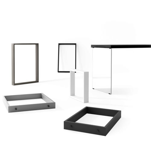 Tischgestell / lackiertes Aluminium - FIX  - Cancio - modern / für Stehtisch / für Gewerbegebrauch