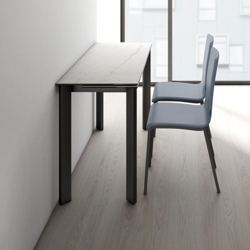 Moderner Tisch - POKER  - Cancio - Glas / Laminat / Keramik