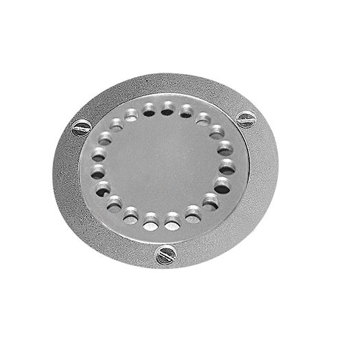 Edelstahl-Bodenablauf - C1040GMP - Caggiati Maurizio srl - für Bad / Gitter / rund