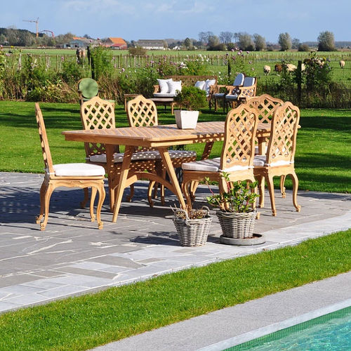 Klassischer Gartenstuhl - J ITT 17 - MASSANT - für Außenbereich / Holz / für Privatgebrauch