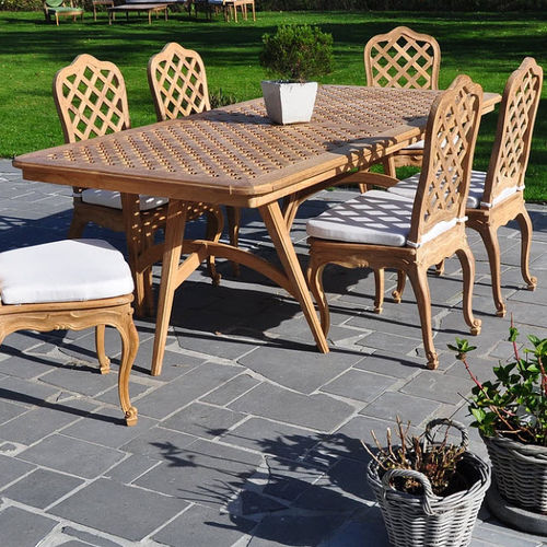 Tisch / Louis XV - J DT L15/230-M - MASSANT - Holz / rechteckig / für Garten