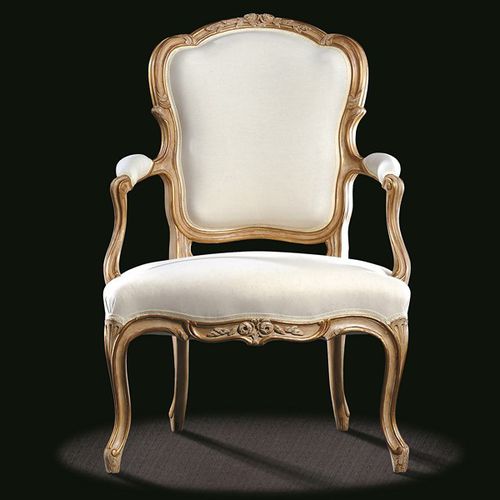 Sessel / Louis XV - L15 TF 22 - MASSANT - Stoff / Holz