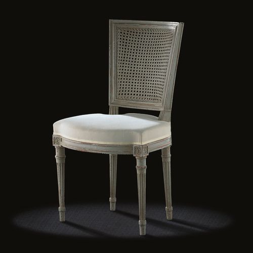 Stuhl / Louis XVI - L16T 8 - MASSANT - Holz / Polster / für Privatgebrauch