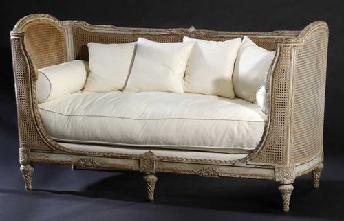 Sofa / Louis XVI - L16 TC 5 - MASSANT - Holz / Zweisitzer