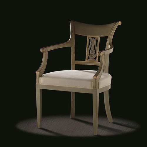 Directoire-Stil-Sessel - D TF 2 / 1 - MASSANT - Stoff / Holz