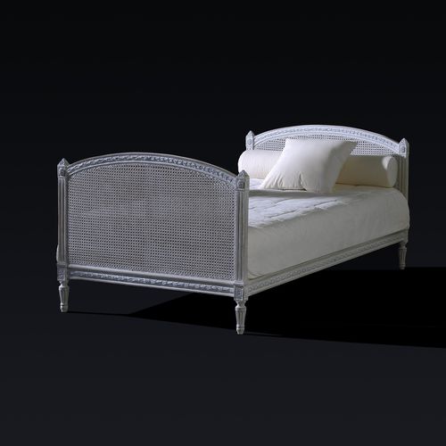 Einpersonenbett - MLT 03 - MASSANT - Louis XVI / Kopfteil / Holz