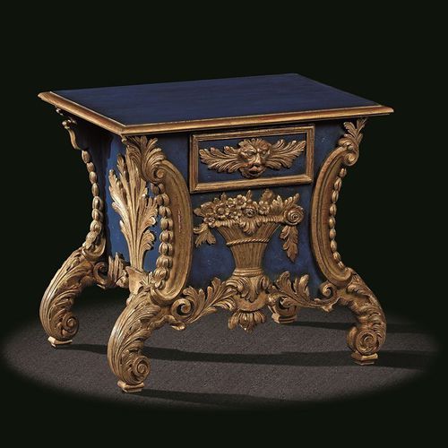 Stil-Beistelltisch - MR T 03 - MASSANT - Holz / rechteckig / mit Schublade