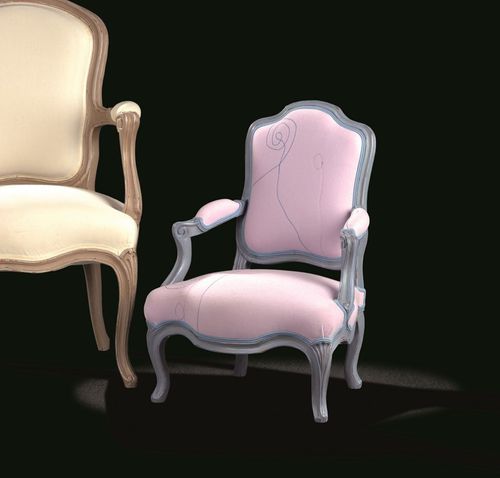 Sessel / Louis XVI - L15 TF 25 - MASSANT - Stoff / Holz / für Kinder