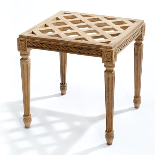 Stil-Fußschemel - J LTL 16/45 - MASSANT - Holz / für Garten