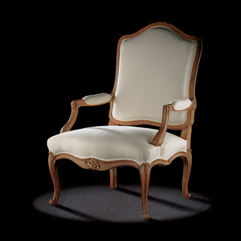 Sessel / Louis XV - L15 TF A1 - MASSANT - Stoff / Holz