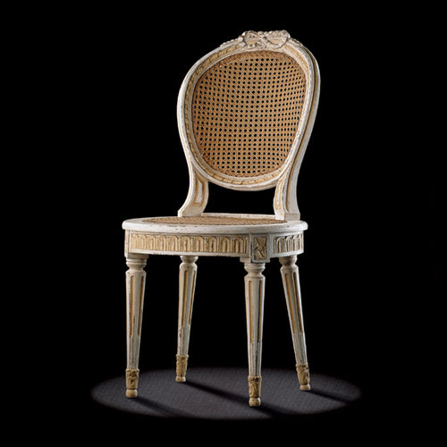 Stuhl / Louis XVI - L16 T A 2 - MASSANT - für den Innenraum / Holz / Medaillon