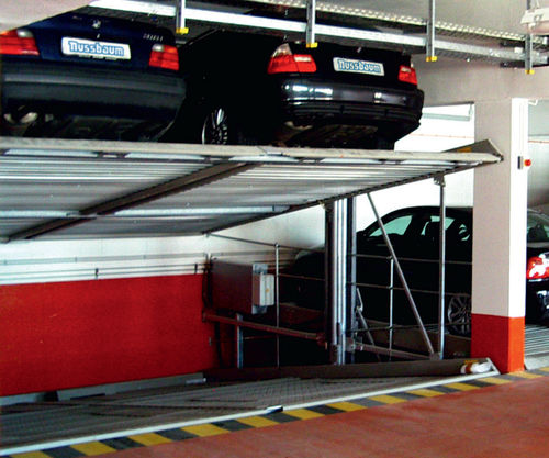 Schräge Parkhebebühne - Liftparker N4102 - Nussbaum Parking - mechanisch / zweistufig