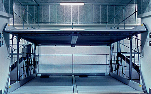 Schräge Parkhebebühne - Kipp-Parker N3302 - Nussbaum Parking - mechanisch / zweistufig