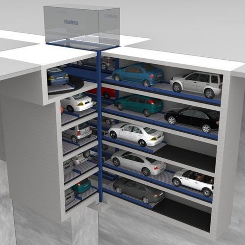Parksystem mit Plattform - SMART PARKER MAX - Nussbaum Parking - mit Aufzug