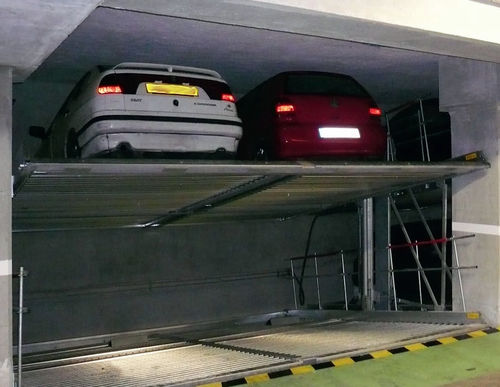 Schräge Parkhebebühne - Liftparker N4202 - Nussbaum Parking - mechanisch / zweistufig