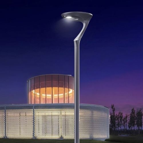 Garten-Lichtmast - OVNIO - danlite - modern / Aluminium / LED
