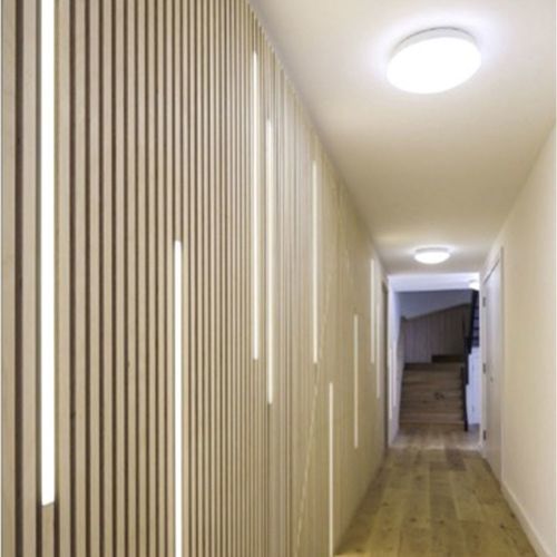 Leuchte für Aufbau - Hublot - danlite - LED / mit Glühlampe / linear