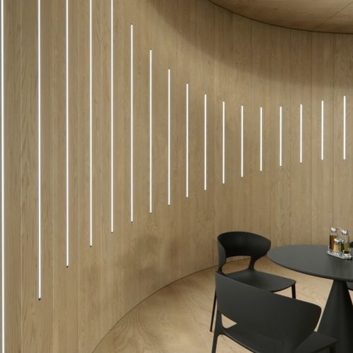 Profil / anodisiertes Aluminium - DAL-10070 - danlite - rechteckig / für Wand