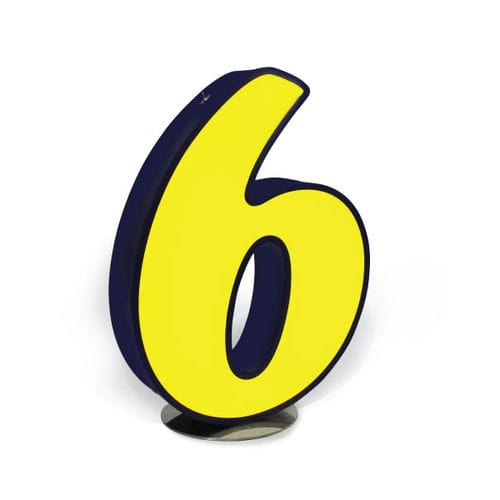 Stehleuchte - GRAPHIC: 6 - DelightFULL - Aluminium / Acryl / originelles Design