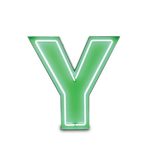 Stehleuchte - LETTER Y - DelightFULL - Aluminium / Edelstahl / Acryl