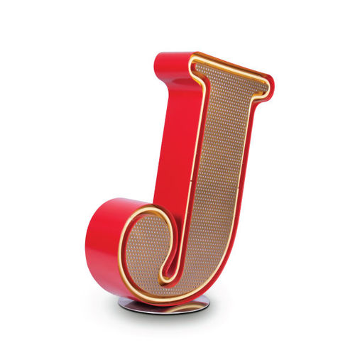 Stehleuchte - LETTER J - DelightFULL - Aluminium / Acryl / originelles Design