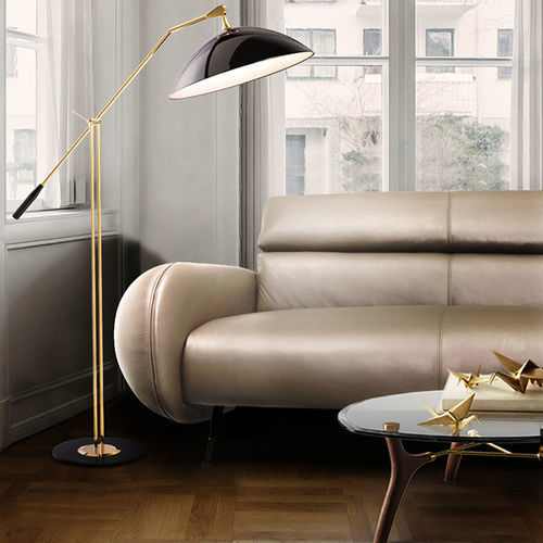 Stehleuchte - ARMSTRONG - DelightFULL - Aluminium / Messing / Marmor
