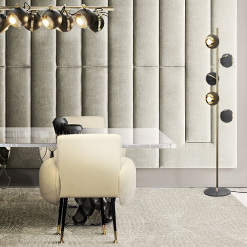 Stehleuchte - SCOFIELD - DelightFULL - Aluminium / Messing / modern