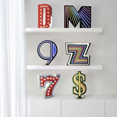 Stehleuchte - GRAPHIC: 7 - DelightFULL - Aluminium / Messing / originelles Design