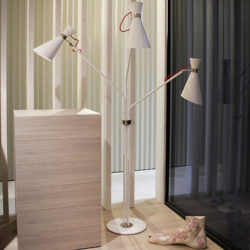 Stehleuchte - SIMONE - DelightFULL - Aluminium / Messing / modern