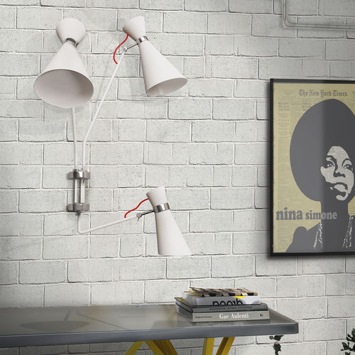 Moderne Wandleuchte - SIMONE - DelightFULL - für den Innenraum / Aluminium / Messing