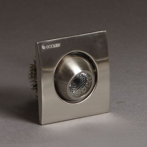 Strahler für Wandeinbau - MINI  - Ecoled  - LED / quadratisch / Stahl