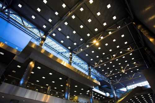 Moderne Deckenleuchte - 600 x 600 - Ecoled  - quadratisch / Aluminium / LED