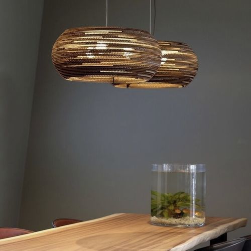 Hängelampe - OHIO - graypants  - Milchglas / Karton / Stil