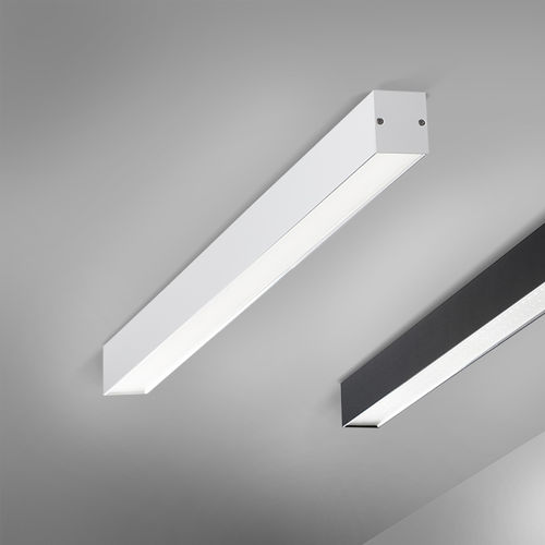 Leuchte für Aufbau - LIPO - Halla - für Deckeneinbau / LED / linear