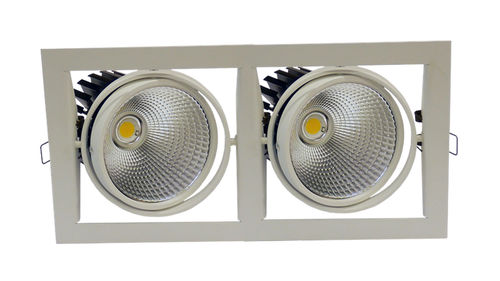 Strahler für Deckeneinbau - GATU : 21-001F-20GHE/840, S - Halla - LED / Metall / orientierbar