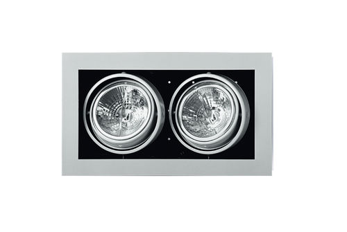 Strahler für Deckeneinbau - GATU : 21-000N-2100L, S - Halla - Halogen / Metall / orientierbar