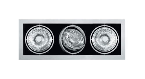 Strahler für Deckeneinbau - GATU : 21-001N-3, S - Halla - HID / Halogenmetall / Metall