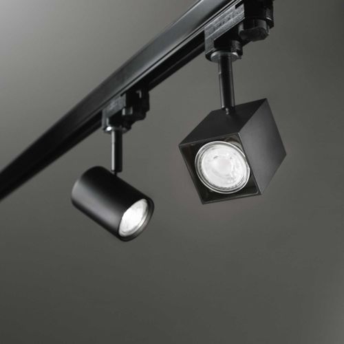 LED-Schienenleuchte - MOUSE  - Ideal Lux S.r.l.  - in Würfelform / Aluminium / Chrom