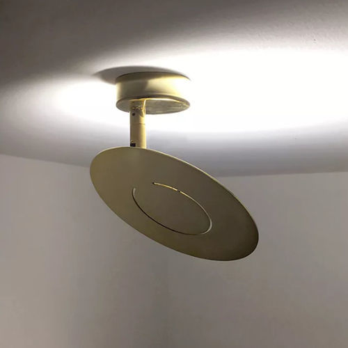 Moderne Deckenleuchte - BUCHI ZERO - Knikerboker - rund / Aluminium / LED