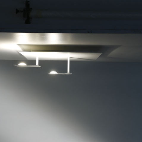 Moderne Deckenleuchte - DESAGN: 50A2 - Knikerboker - quadratisch / Metall / LED