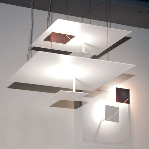 Hängelampe - DESAGN: 50A2 - Knikerboker - Edelstahl / modern / mit Kabel